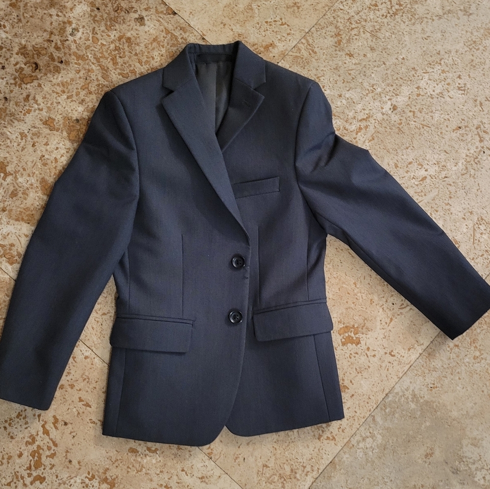 Kenneth Cole Reaction Gray Blazer Suit Jacket Size 8 Boys